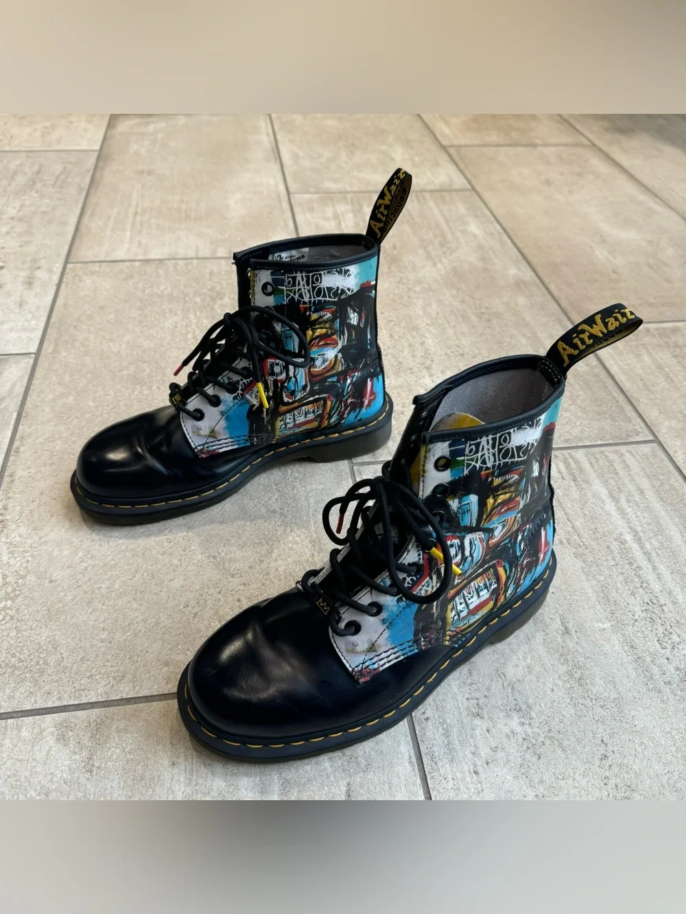 Dr. Martens 1460 x Jean-Michel Basquiat Limited Edition 'Untitled' Boots Men’s S